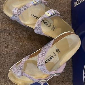 Birkenstock Mayari Metallic Stones Lilac Sandals